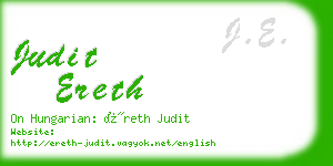 judit ereth business card